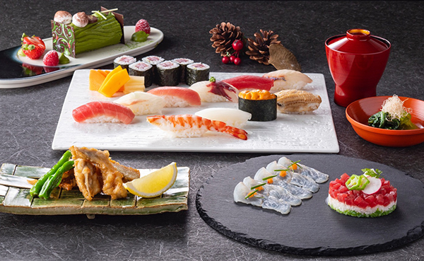 日本料理「さくら」寿司カウンター クリスマスコース