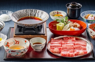 日本料理「さくら」黒毛和牛の贅沢なすき煮御膳＆ディナーコース