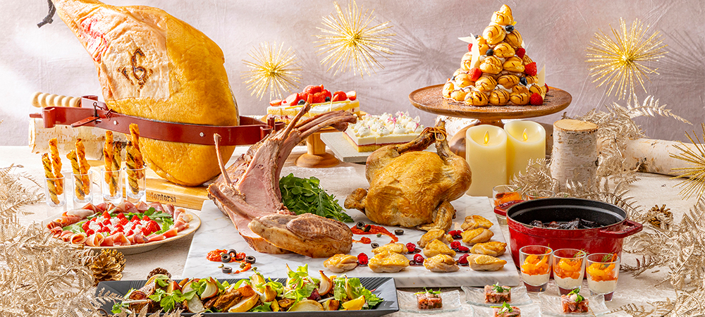 心躍る冬を祝う 贅沢なごちそうが勢ぞろい!「ウィンターホリデー ビュッフェ」
