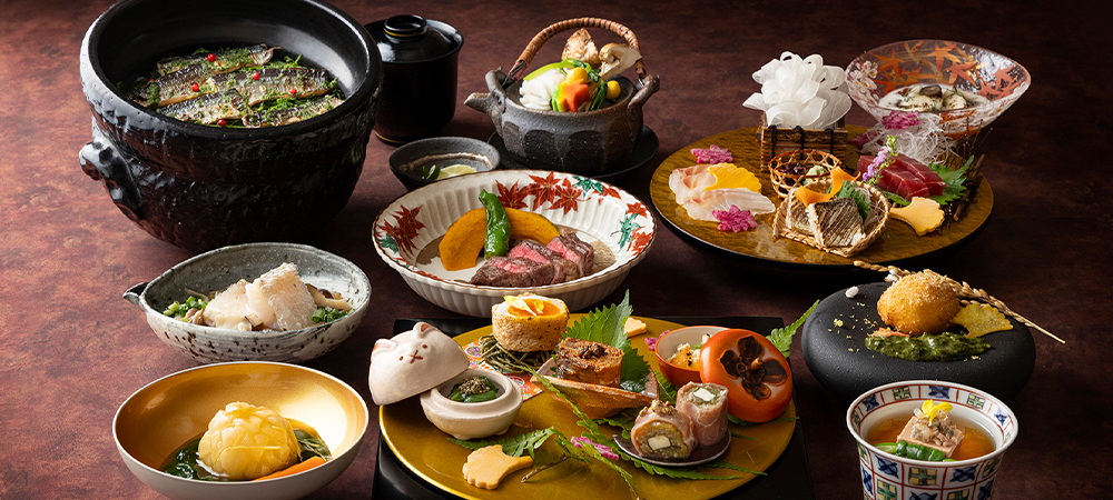 四季折々の食材を取り入れた会席ディナー『琴平（ことひら）～秋彩会席～』