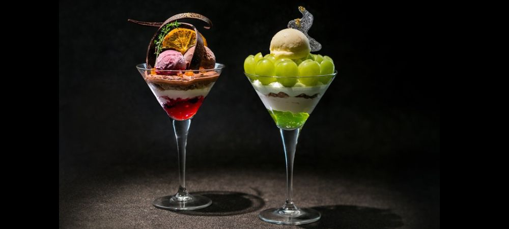 旬の果実とショコラが織りなす、贅沢なひととき~2つの味わいを楽しむ、至福のパフェ~