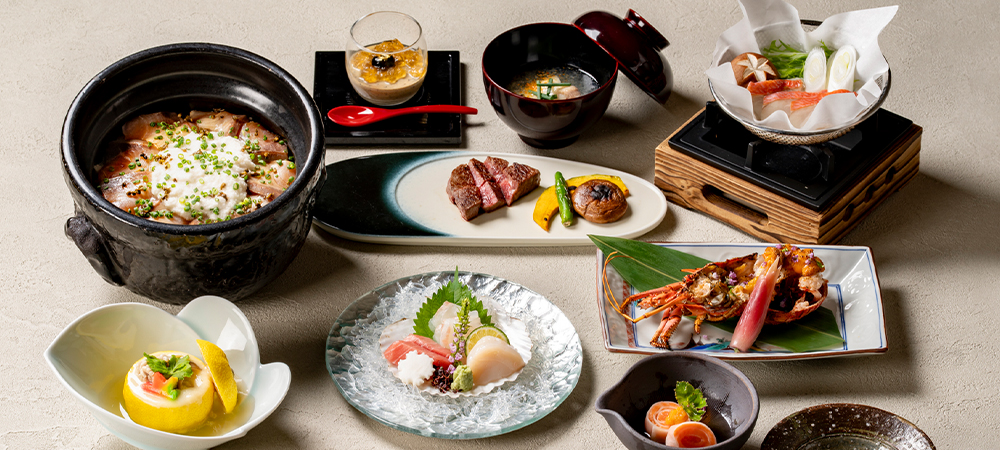 四季折々の食材を取り入れた会席ディナー『琴平(ことひら)~冬彩会席~』