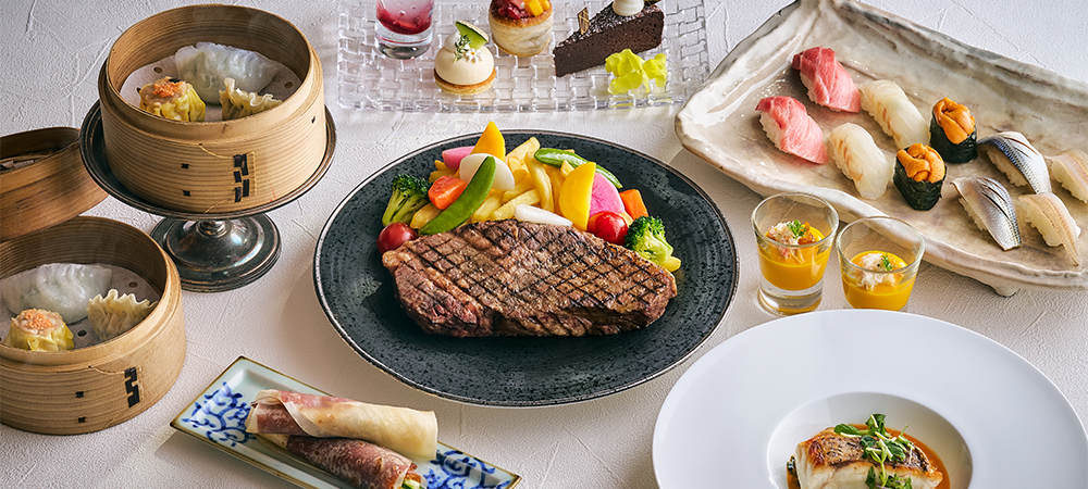 【5つの美食をプライベート空間で】THE SELECTION（インルームディナー＆朝食ビュッフェ）